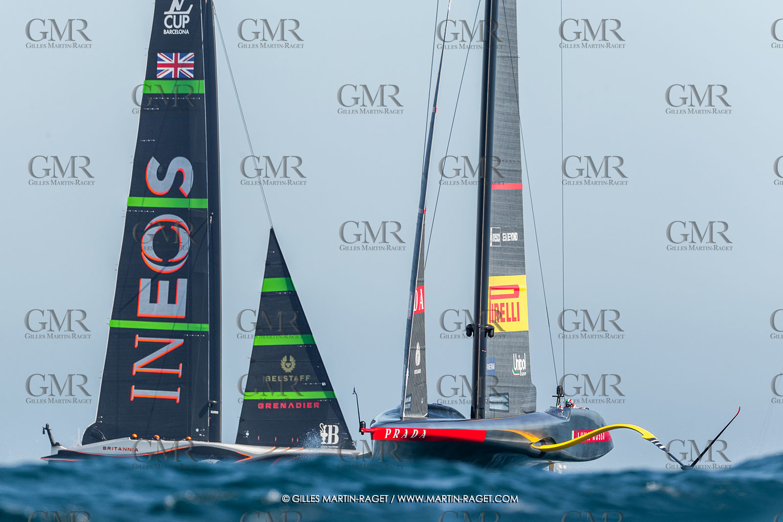 26 09 2024, Barcelona (ESP), 37th America's Cup, Louis Vuitton Cup Final, Race Day 1