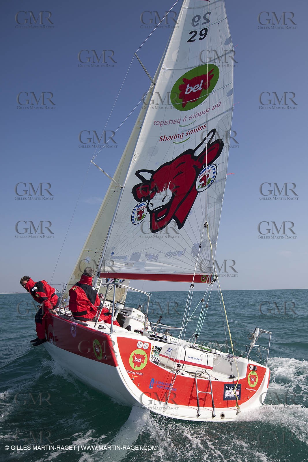 13 03 2010 -  La Grande Motte   Port Camargue (FRA) - Groupe Bel - Kito de Pavant   Sebastien Audigane training for Transat AG2R