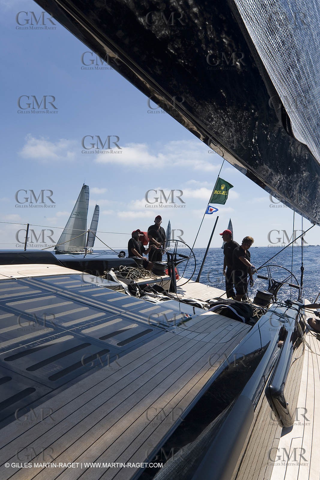 03 09 06 - Porto Cervo (Sardinia) - Maxi World Cup 2006 - Onboard Wally 90 Tango