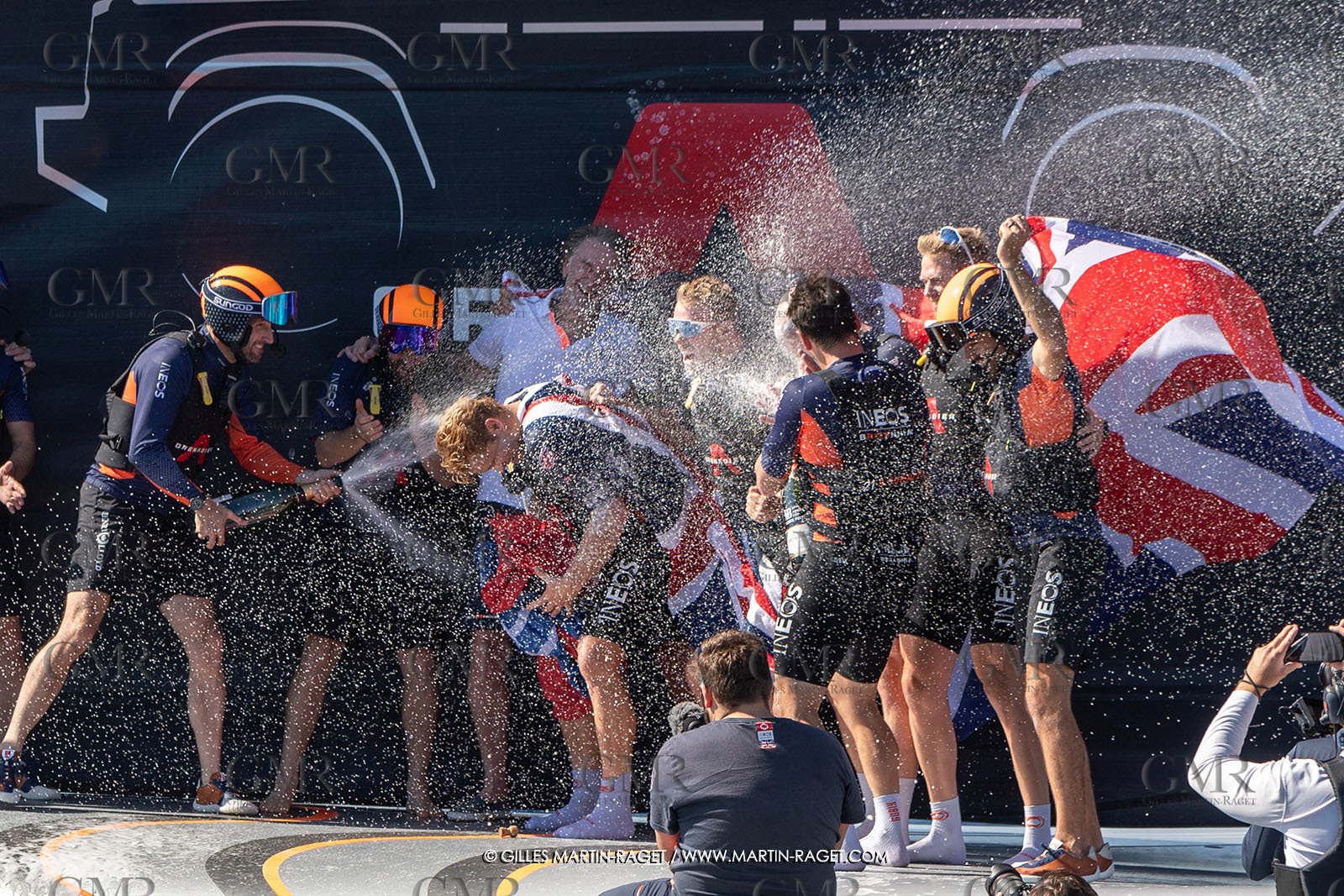 04 10 2024, Barcelona (ESP), 37th America's Cup, Louis Vuitton Cup Final, Race Day 7