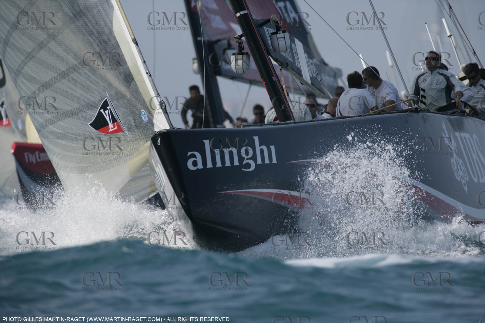 26 06 2007-Valencia (Spain)- 32nd America's Cup - Final Match - Day 3 - Alinghi vs Emirates Team New Zealand