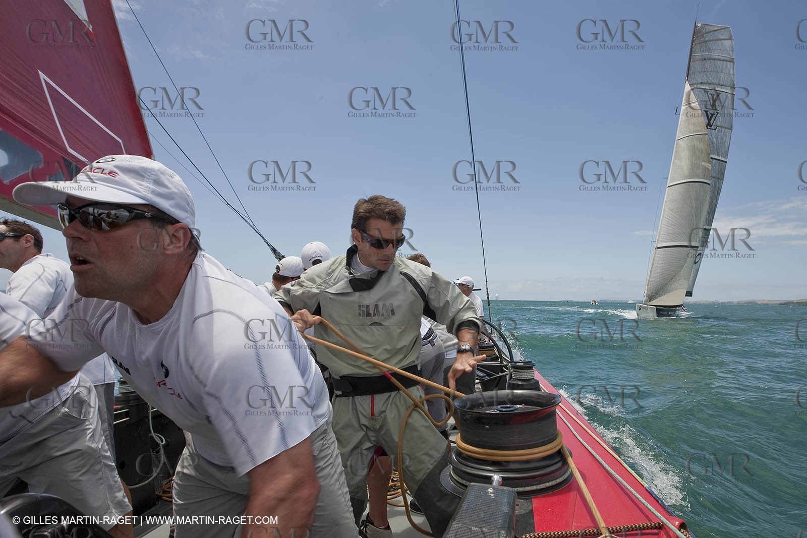 29 01 2009 - Auckland (NZL) -  Louis Vuitton Pacific Series - BMW ORACLE Racing - Training