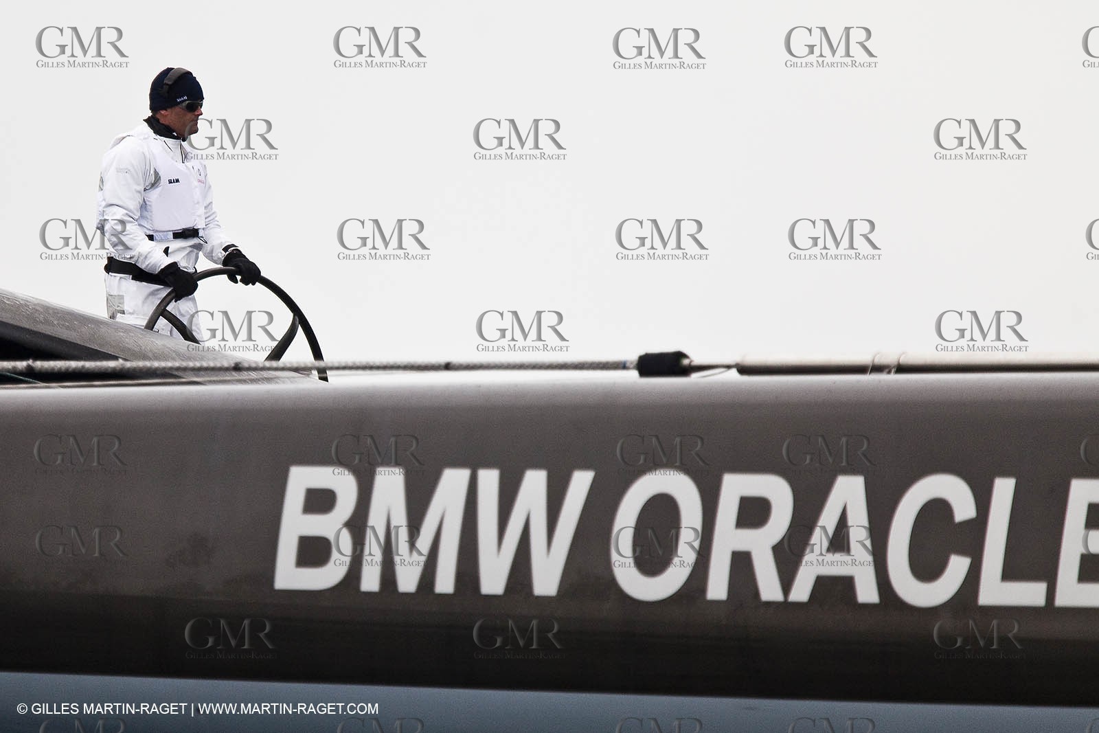 04 02 2010 - Valencia (ESP) - 33rd America's Cup - BMW ORACLE Racing -Training in Valencia