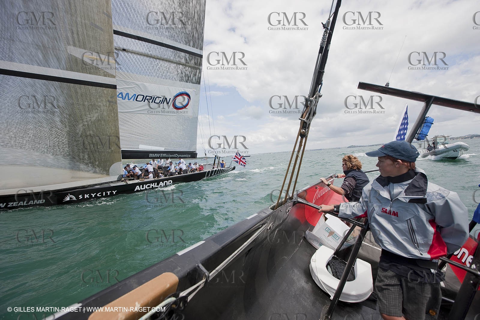 29 01 2009 - Auckland (NZL) -  Louis Vuitton Pacific Series - BMW ORACLE Racing - Training