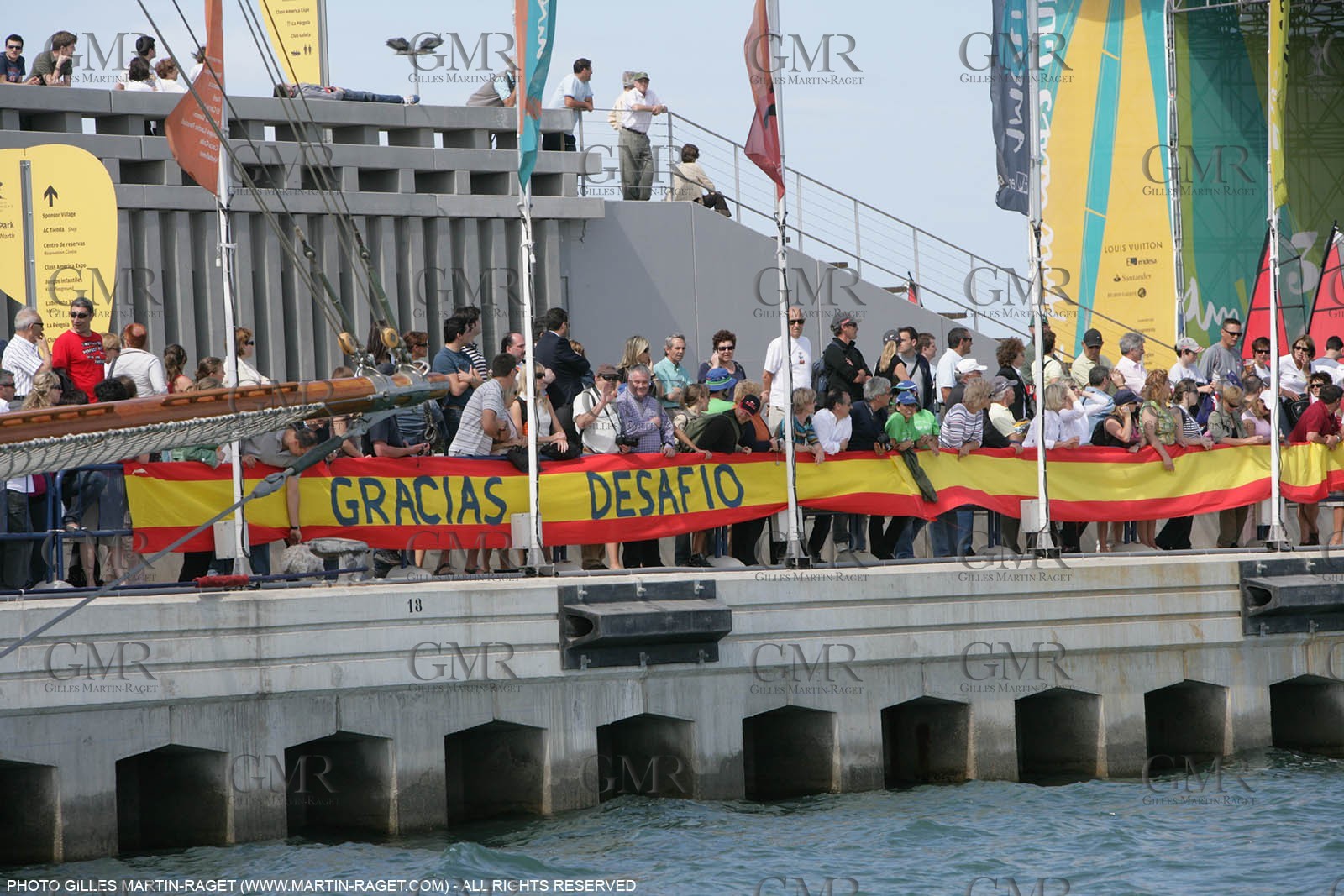 23 05 2007-Valencia (Spain)- 32nd America's Cup - Louis Vuitton Cup - Semi-final - Day 8