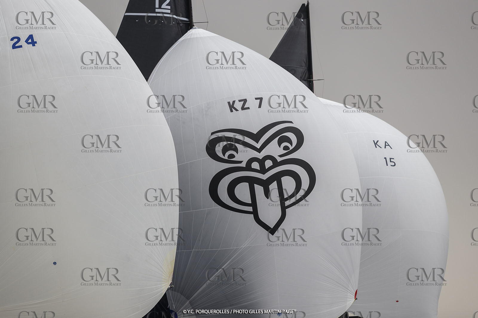 19 06 2024, Porquerolles Island (FRA), Championnat du monde des 12 m JI 2024, Race Day 1