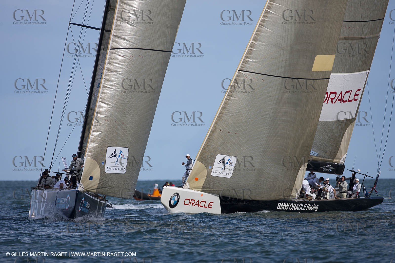 04 08 2010 - Cowes (UK, IOW) - The 1851 Cup -  BMW ORACLE Racing - Day 2.