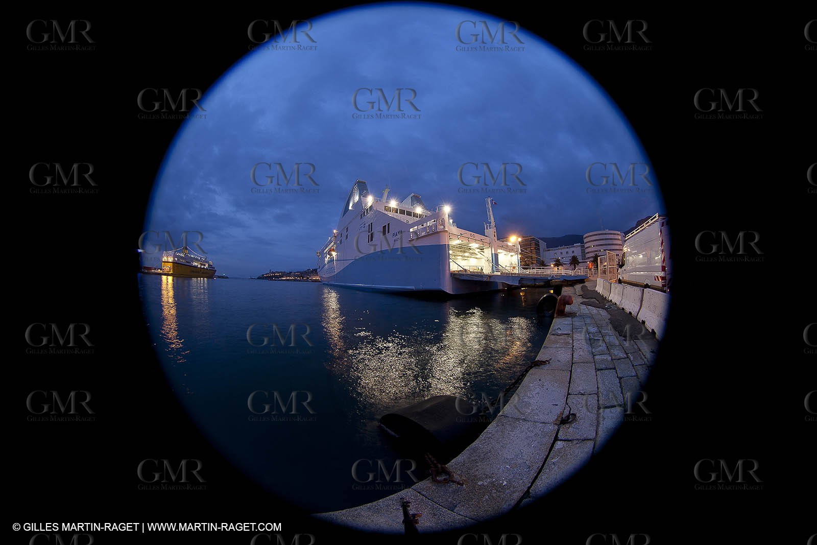 01-31-12   Marseilles (FRA,13) Bastia (FRA,Corsica)   Launching cruising trip and Christening ceremony of PIANA, last ferry ship from La Meridionale