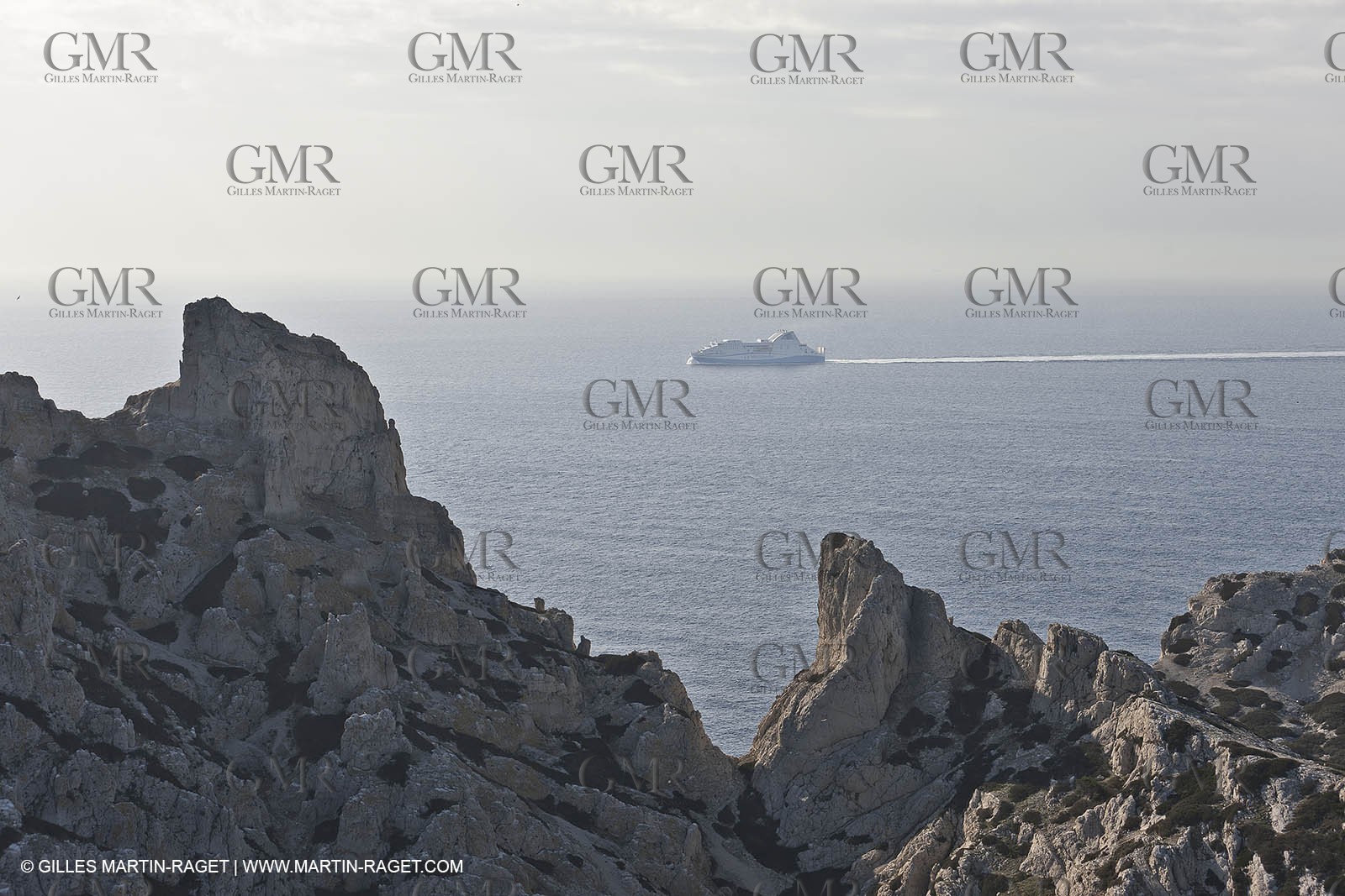 14 01 2012 - Marseille (FRA,13) - La Meridionale shipping company - the Piana off Marseille and the Calanques
