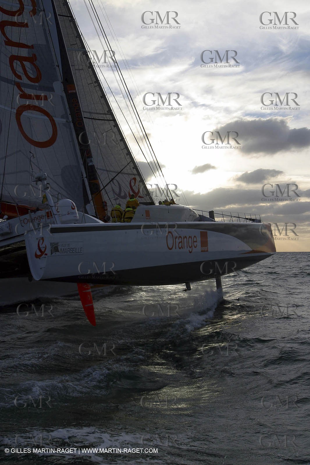 La Trinité   Mer - Orange II - 1st sea trials