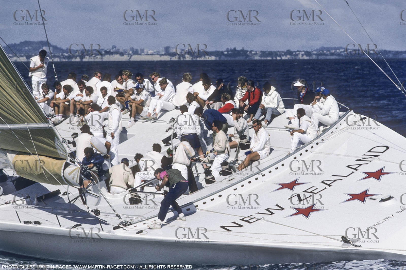 Sailing, Yacht Racing, America's Cup XXVII, San Diego (USA,CA) 1988, Stars & Stripes Vs New Zealand