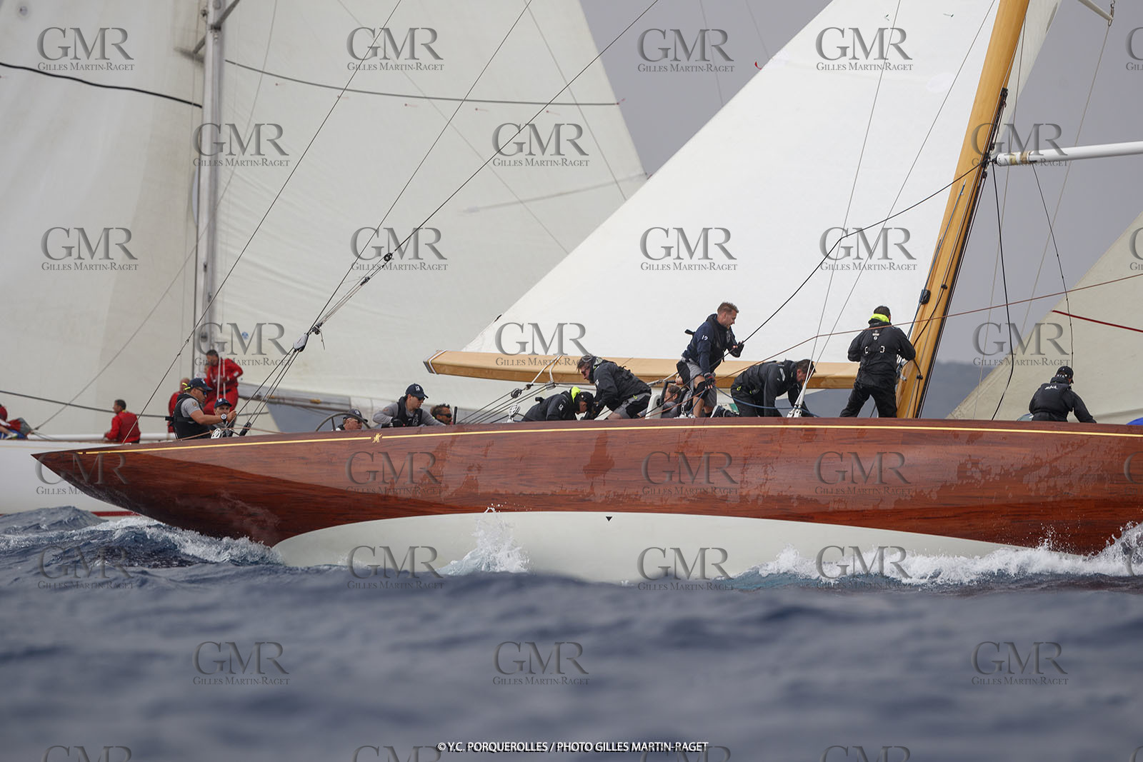 19 06 2024, Porquerolles Island (FRA), Championnat du monde des 12 m JI 2024, Race Day 1