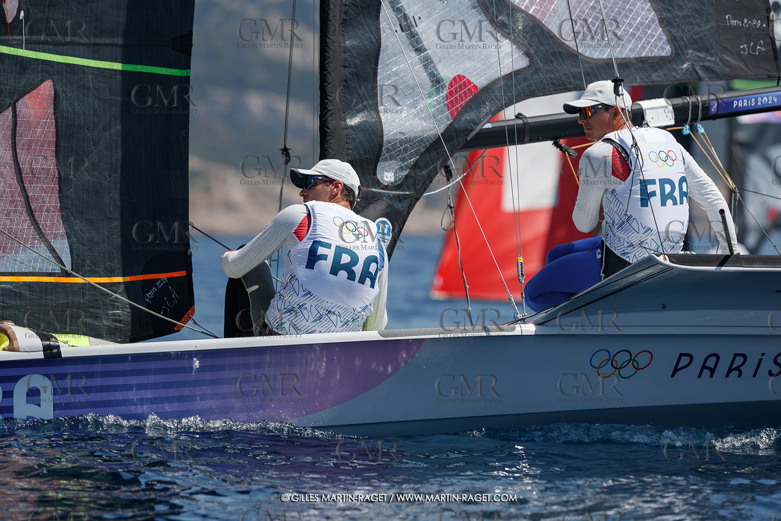 25 07 2024, Marseille (FRA), Paris 2024 Olympic Games, Sailing, Free trainings