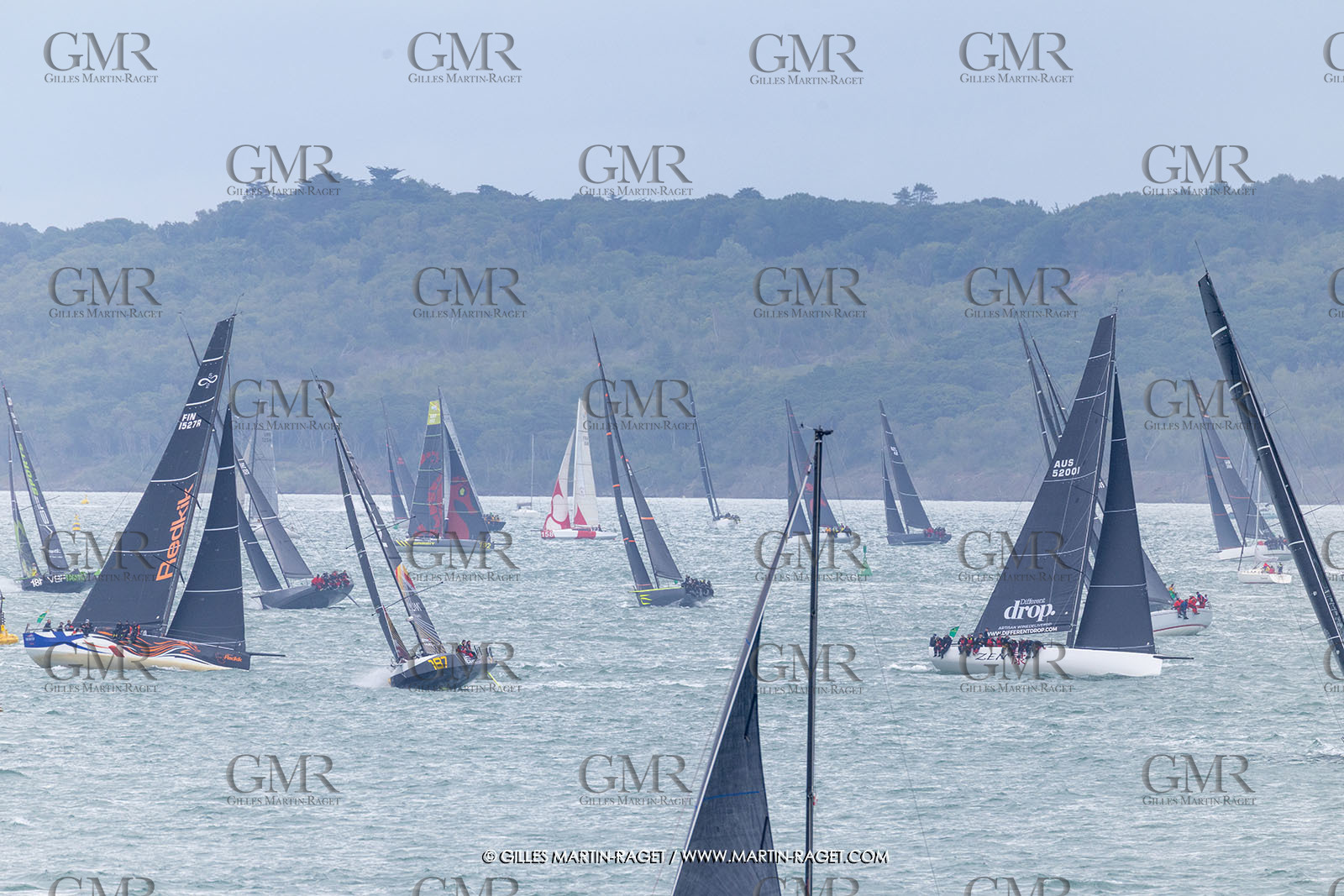 26 07 2025, Cowes (UK, IOW), Admiral's Cup 2025, Rolex Fastnet Race start,