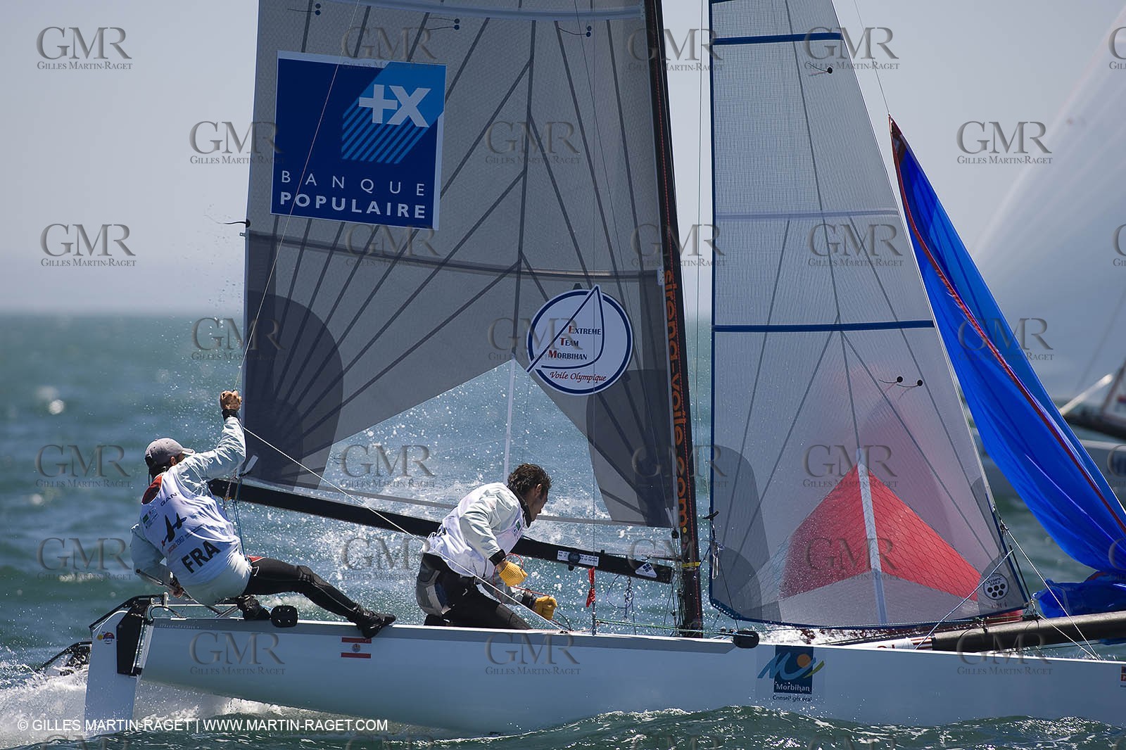 07-04-07 - ISAF SAILING WORLD CHAMPIONSHIPS - CASCAIS 2007 - DAY 1 - Tornado Class - FRANCE - BESSON-JARLEGAN