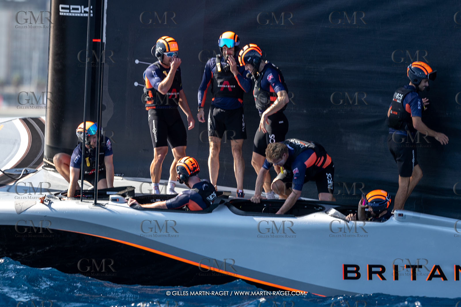 04 10 2024, Barcelona (ESP), 37th America's Cup, Louis Vuitton Cup Final, Race Day 7