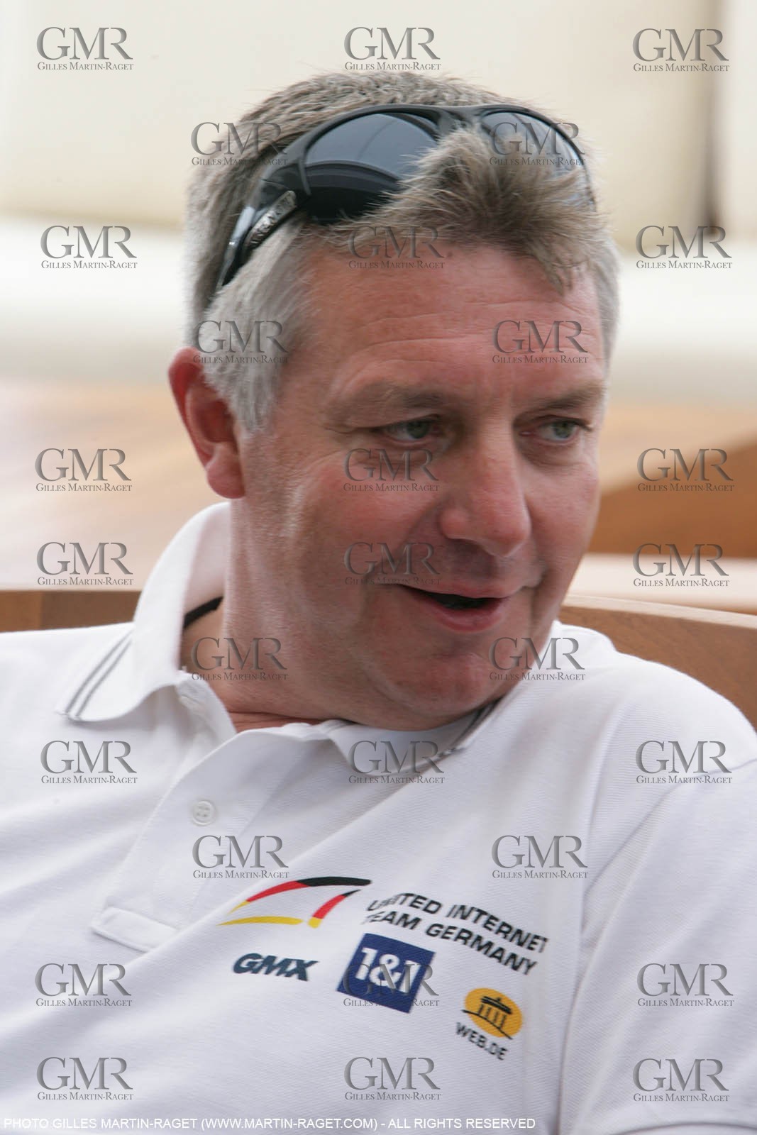 17 05 2007-Valencia (Spain)- 32nd America's Cup - Louis Vuitton Cup - Semi-final - Day 3 - San Francisco event presentation to Syndicate representative onboard Rising Sun