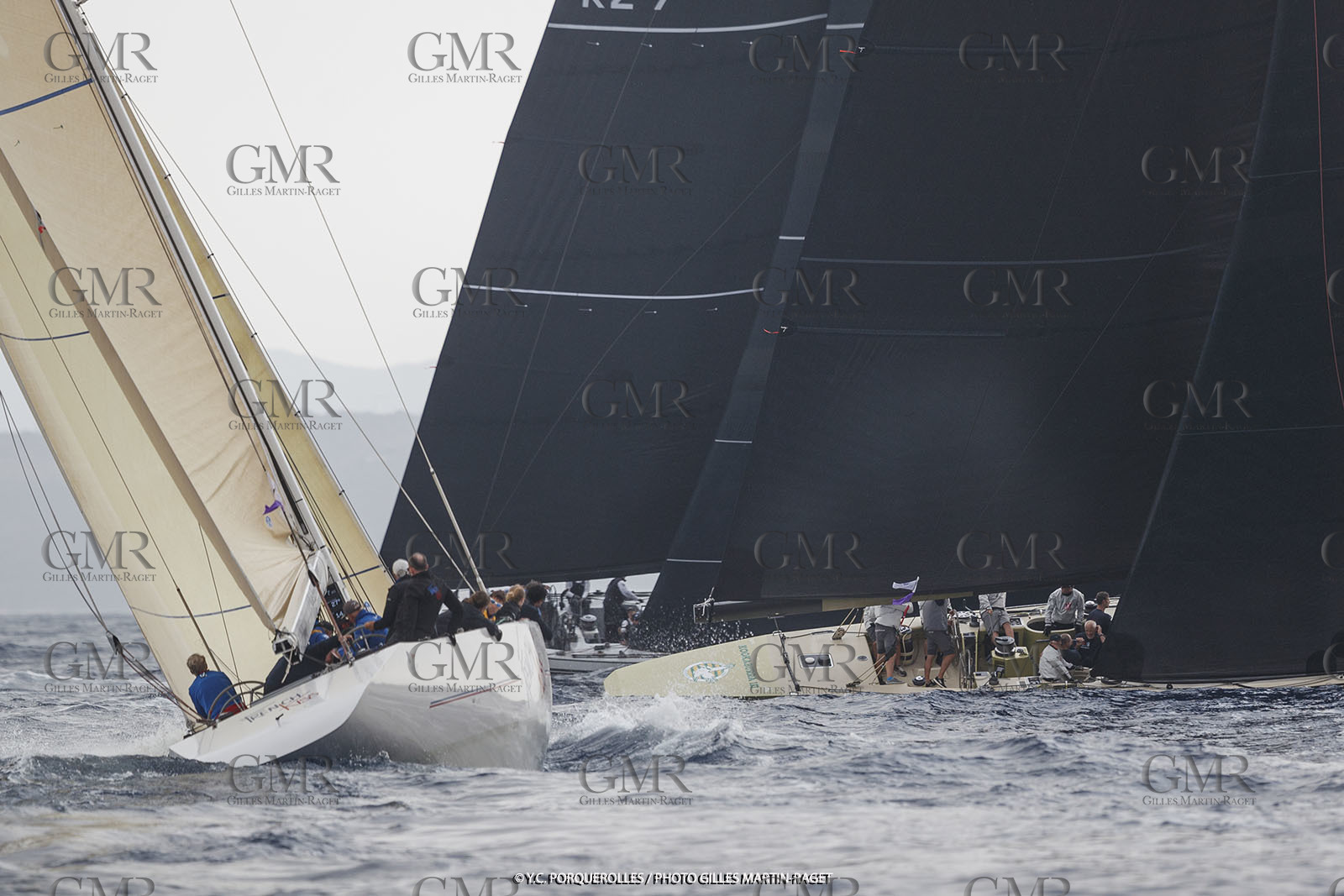 19 06 2024, Porquerolles Island (FRA), Championnat du monde des 12 m JI 2024, Race Day 1