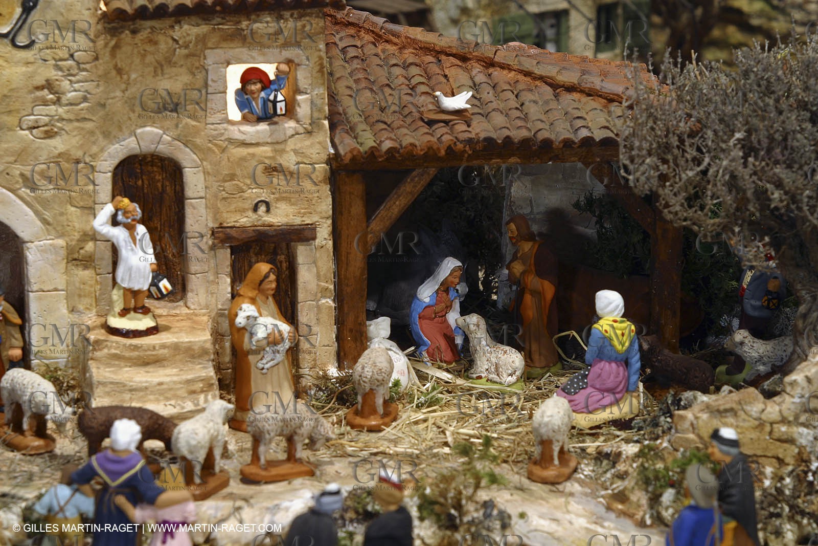 Great crib from les Saintes Maries de la mer (FRA, 13) for Christmas, December 2010