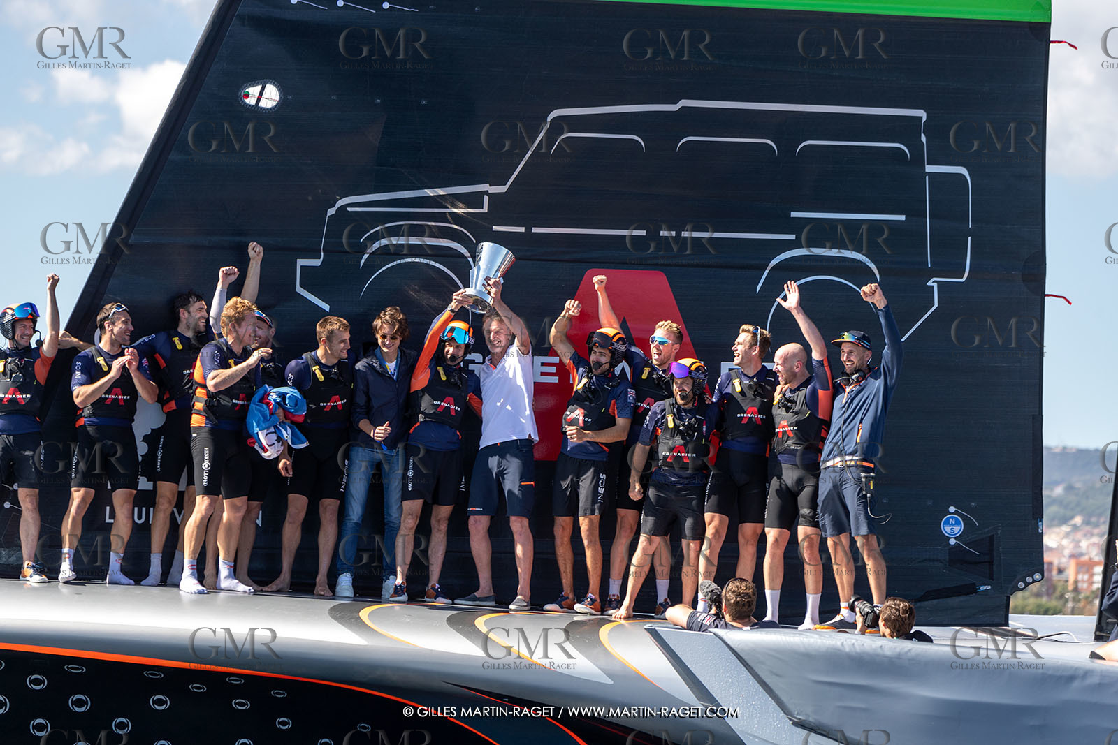 04 10 2024, Barcelona (ESP), 37th America's Cup, Louis Vuitton Cup Final, Race Day 7