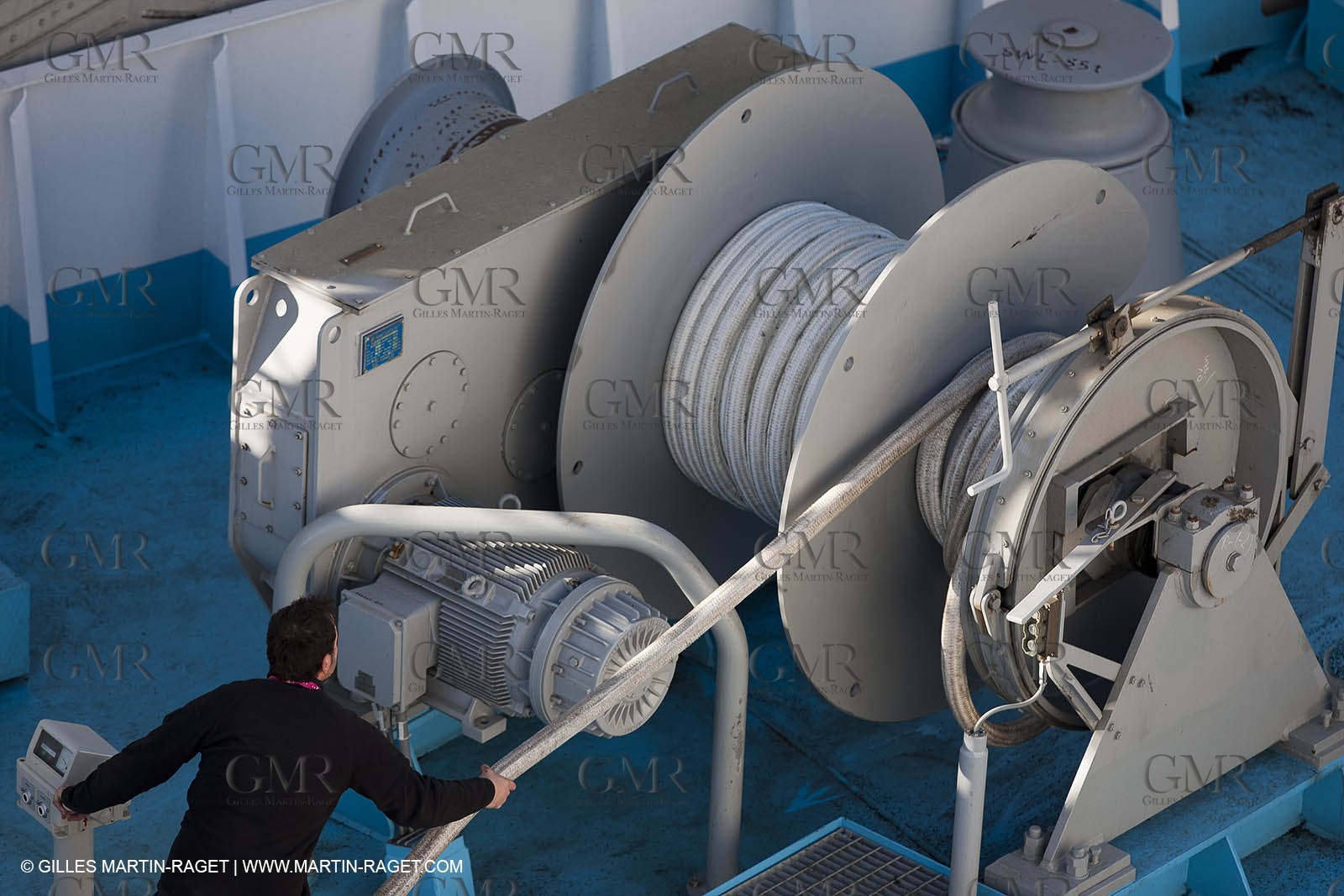 16 02 2012 - Ajaccio (FRA, Corse) -  La Méridionale shipping company- Piana at Ajaccio