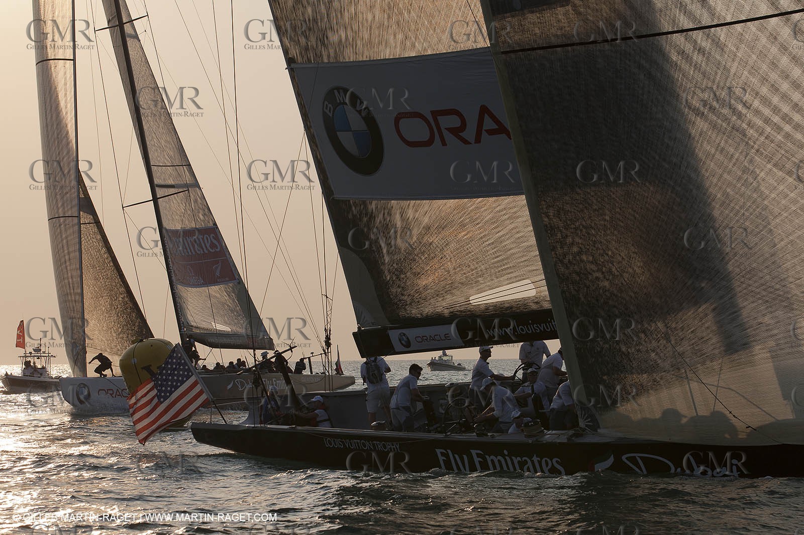 22 11 2010 - Dubai (UAE) - Dubai Louis Vuitton Trophy - Round 2 -  BMW ORACLE Racing Vs Emirates Team New Zealand