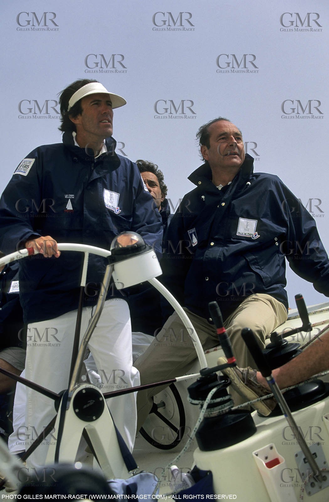 America's Cup - San Diego 1992 - Jacques Chirac onboard
