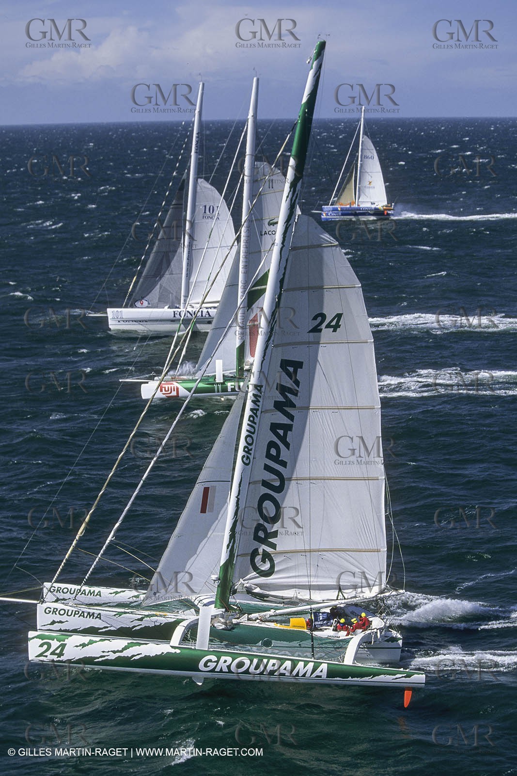 Course à la voile, multicoques, ORMA 60, Franck Cammas, Groupama