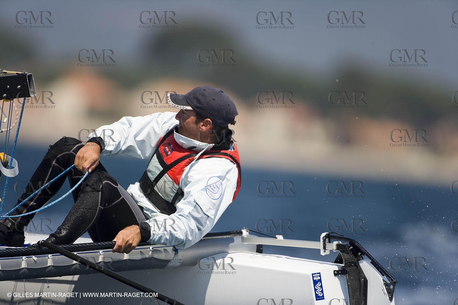 27 04 2007 - 2007 Semaine Olympique Française - Hyères (South of France) - Day 6 - Medal Race - Team France - Tornado - BESSON-JARLEGAN