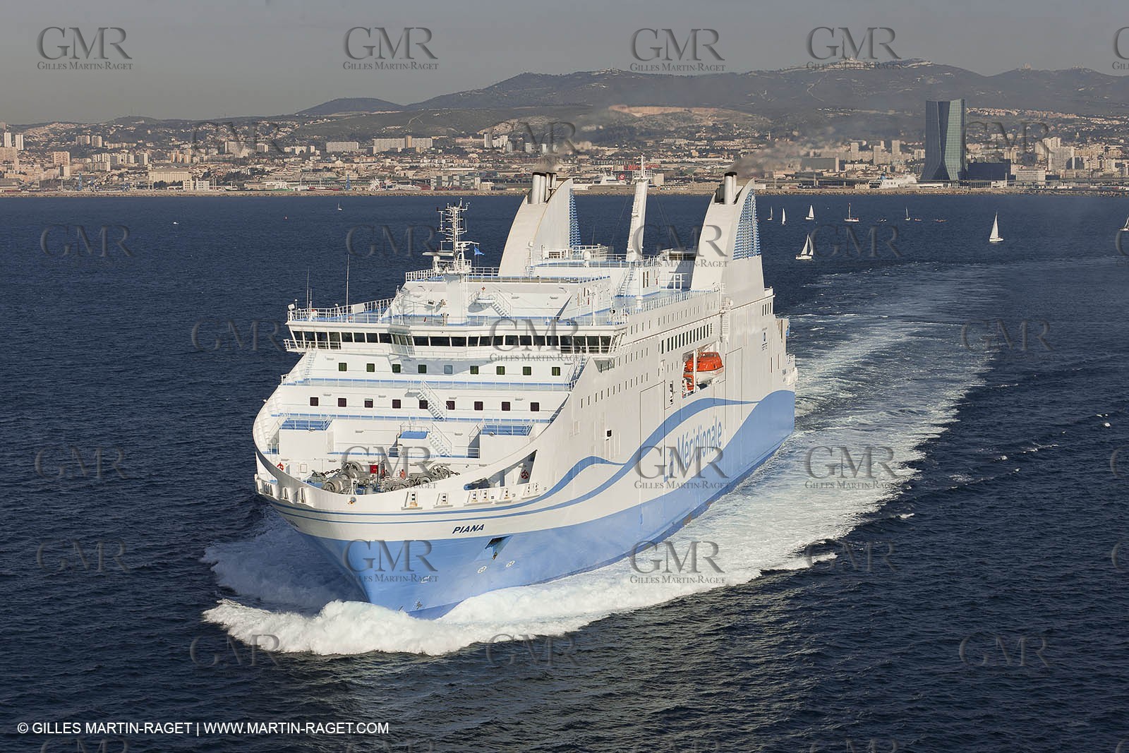 14 01 2012 - Marseille (FRA,13) - La Meridionale shipping company - the Piana off Marseille and the Calanques