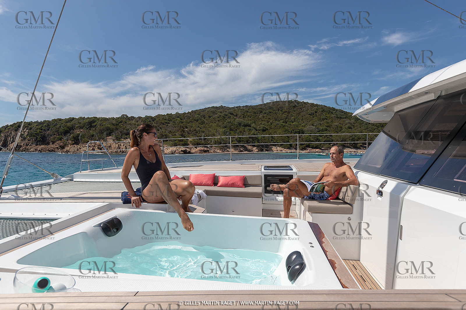 30 08 2018, Porto Vecchio (FRA, South Corsica) Chantier Fountaine-Pajot, Alegria 67