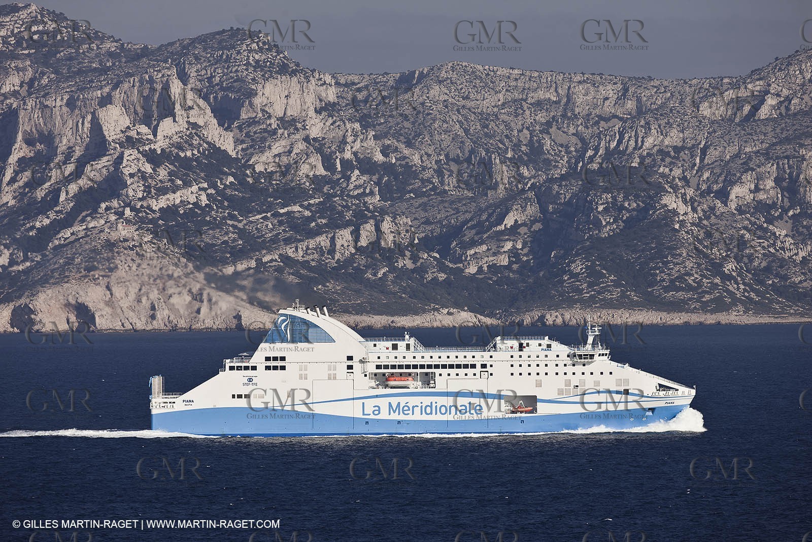 14 01 2012 - Marseille (FRA,13) - La Meridionale shipping company - the Piana off Marseille and the Calanques