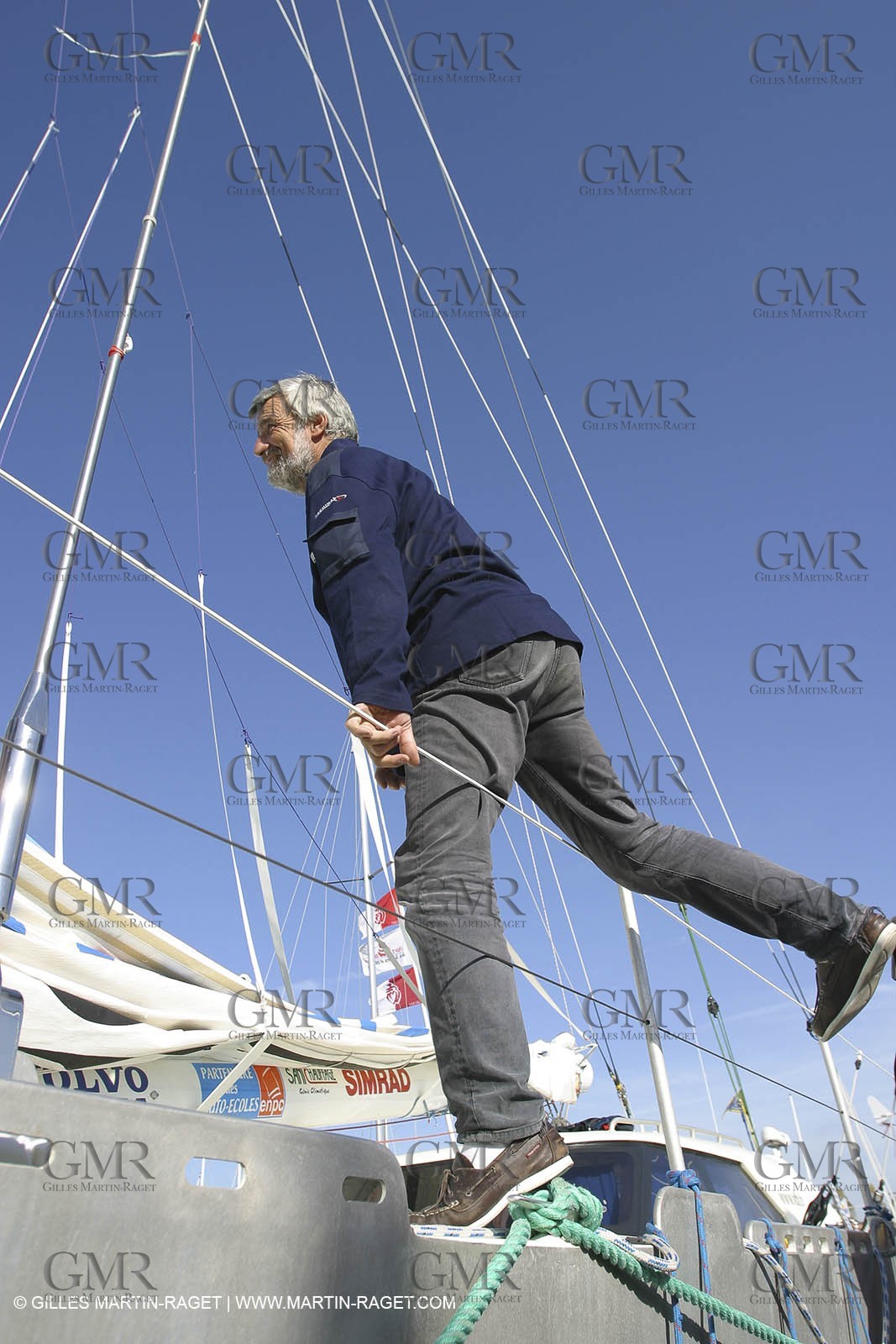 Record autour du monde à l'envers - Adrien - Jean-Luc Ven den Heede - départ des Sables d'Olonne