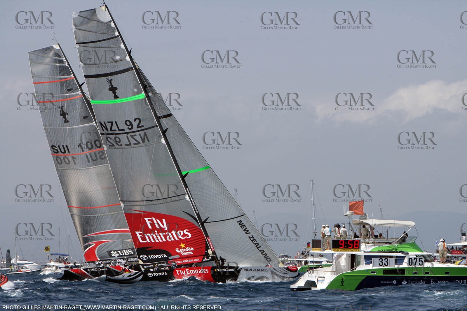 23 06 2007-Valencia (Spain)- 32nd America's Cup - Final Match - Day 1
