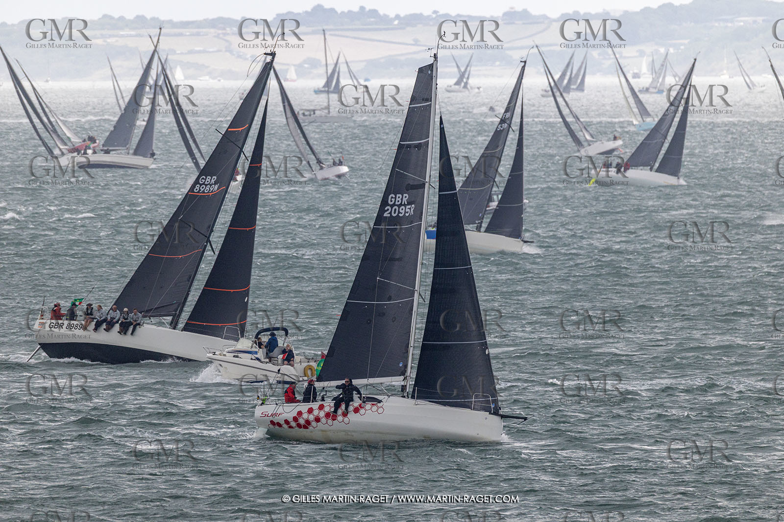 26 07 2025, Cowes (UK, IOW), Admiral's Cup 2025, Rolex Fastnet Race start,