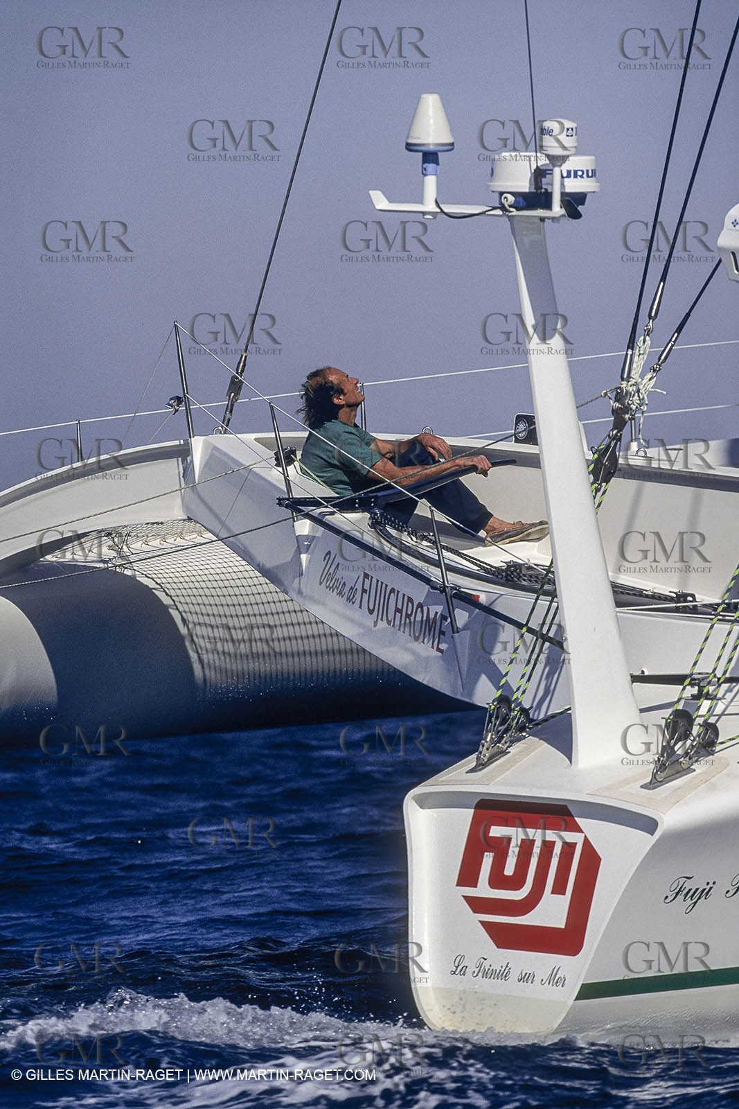Sailing, Offshore Racing, Route du Rhum 1990, Fujichrome, Mike Birch