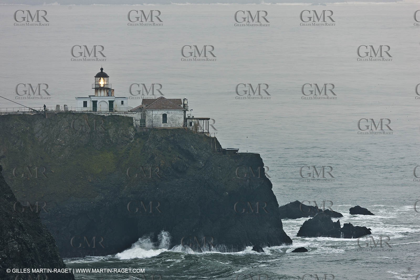 07 01 2011 - San Francisco (USA,CA) - Golden Gate National Recreation area - Point Bonita Liighthouse