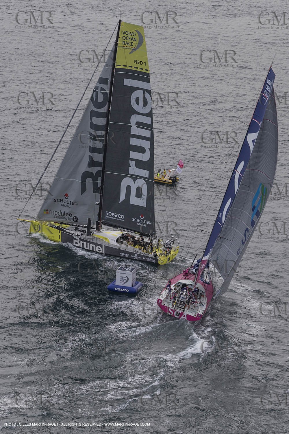 11 10 2014, Alicante (ESP), Volvo Ocean Race 2014-15, Team Alvimedica