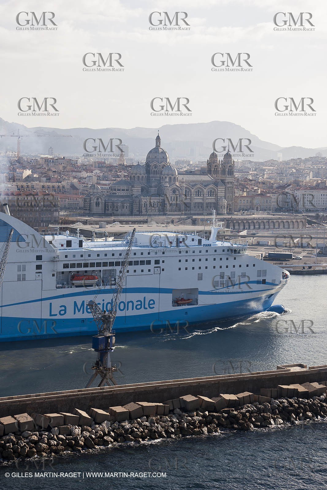 14 01 2012 - Marseille (FRA,13) - La Meridionale shipping company - the Piana off Marseille and the Calanques