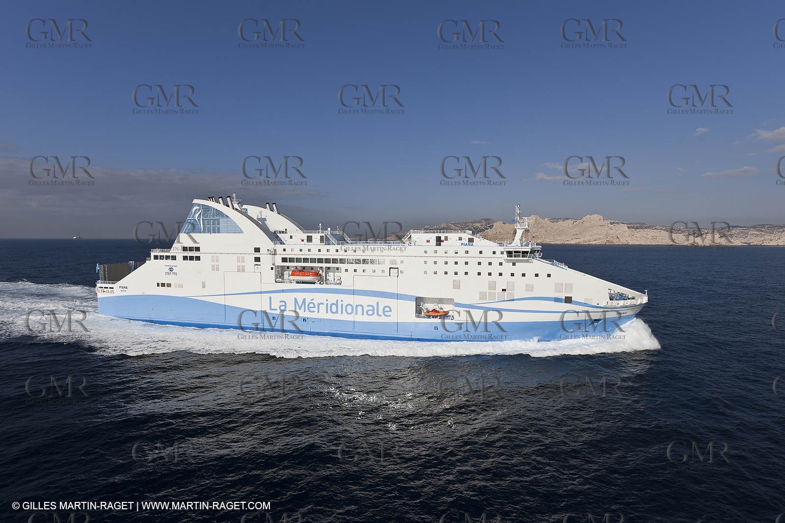 14 01 2012 - Marseille (FRA,13) - La Meridionale shipping company - the Piana off Marseille and the Calanques