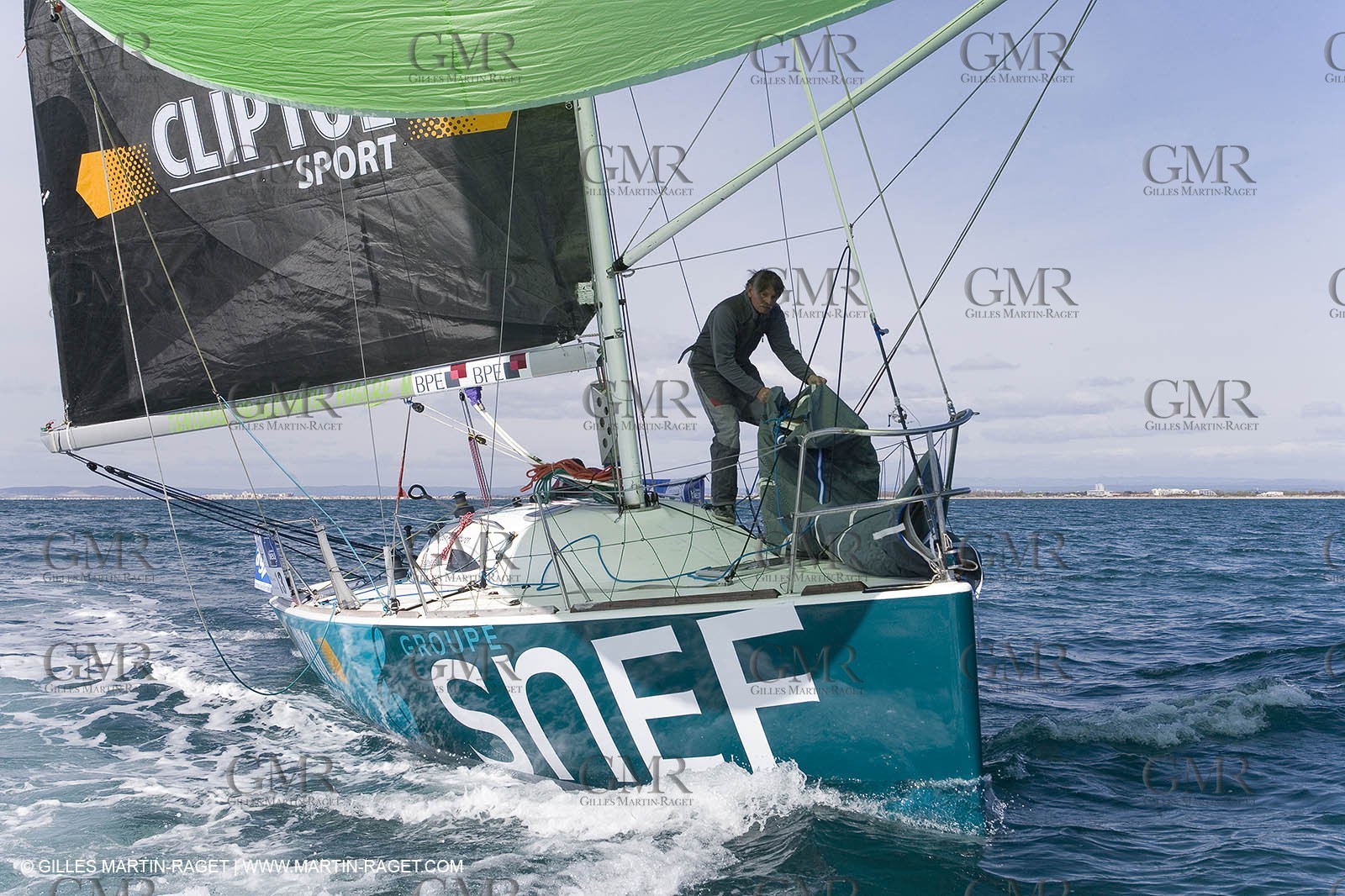 27 03 08- La Grande Motte- (FRA,34) Transat AG2R 2008- Jean-Paul Mouren- Laurent Pellecuer