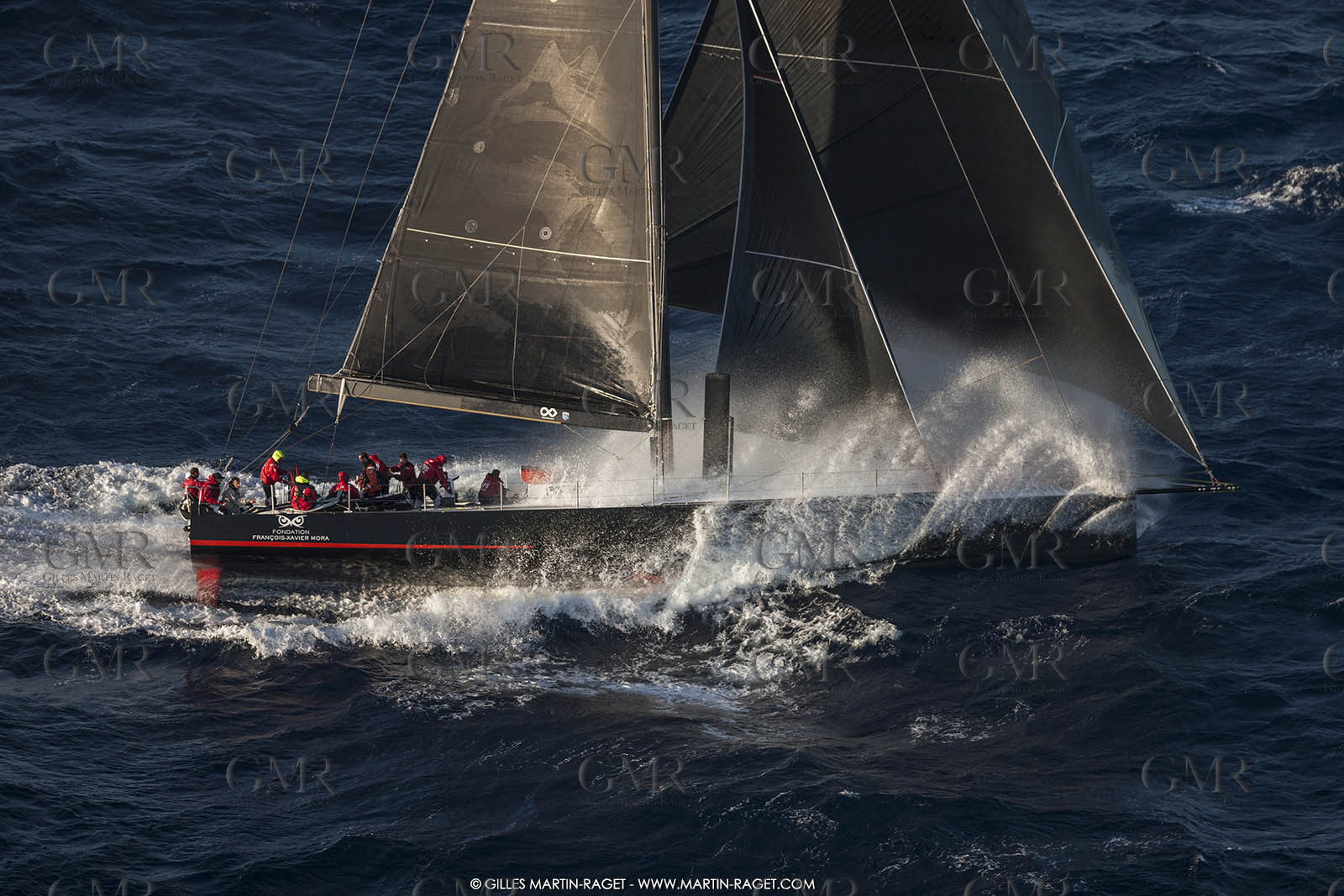 09 10 2017, Calvi (FRA,20), VOR 70 Babsy, Tentative de record autour de la Corse à la voile, skipper Franck Cammas