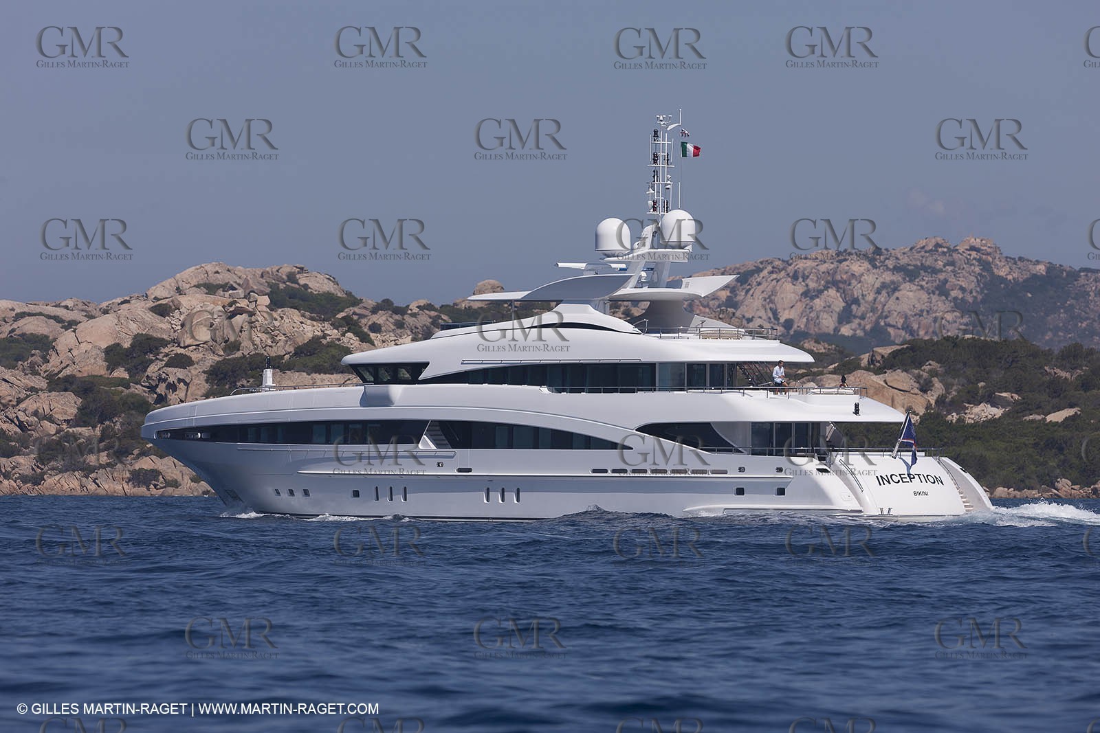 18 08 2011 - La Maddalena (ITA, Sardinia) - Motor yacht Inception