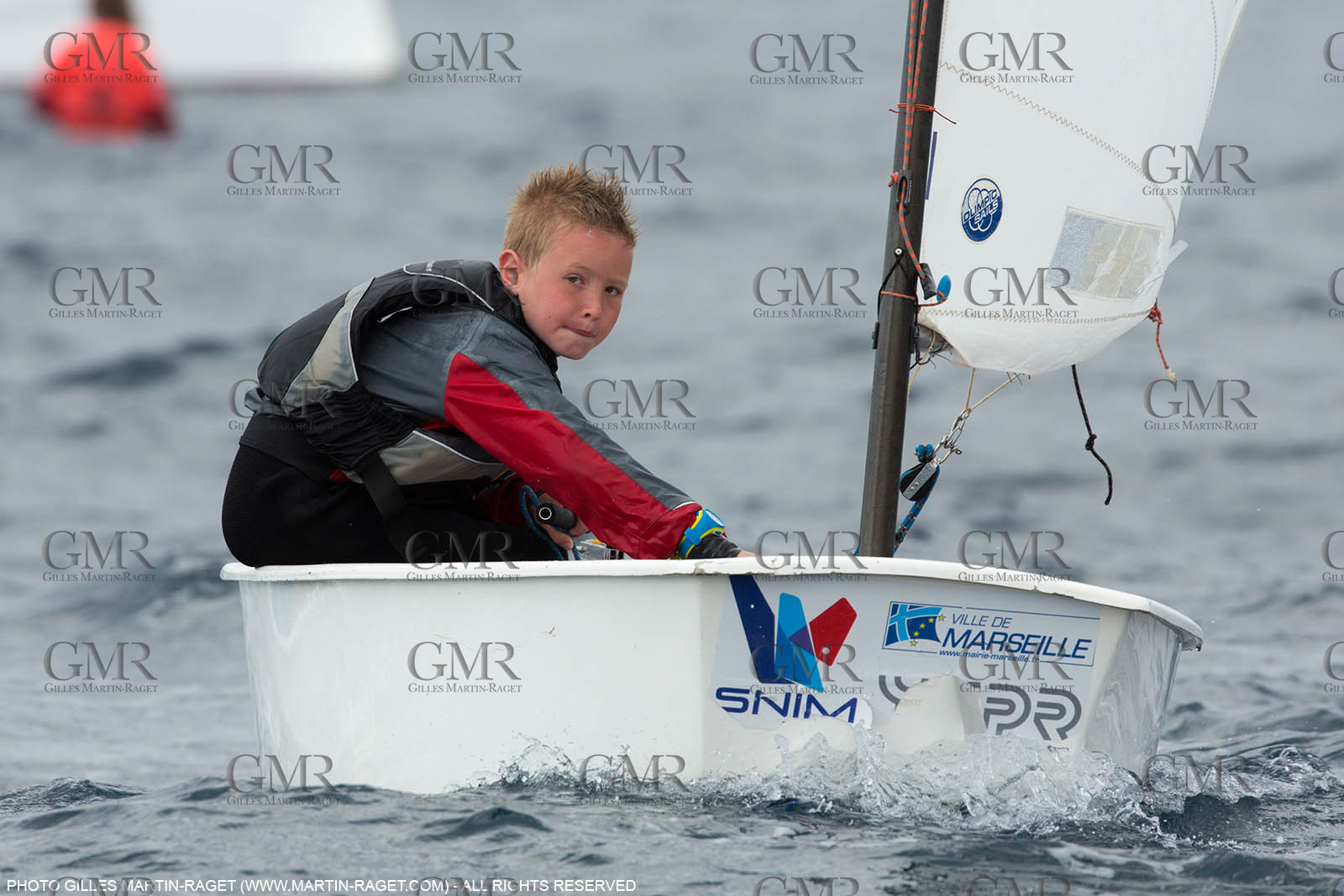 15 04 2016, Marseille (FRA,13), SNIM Dériveurs, Coupe Internationale de Printemps Optimist, Final Day