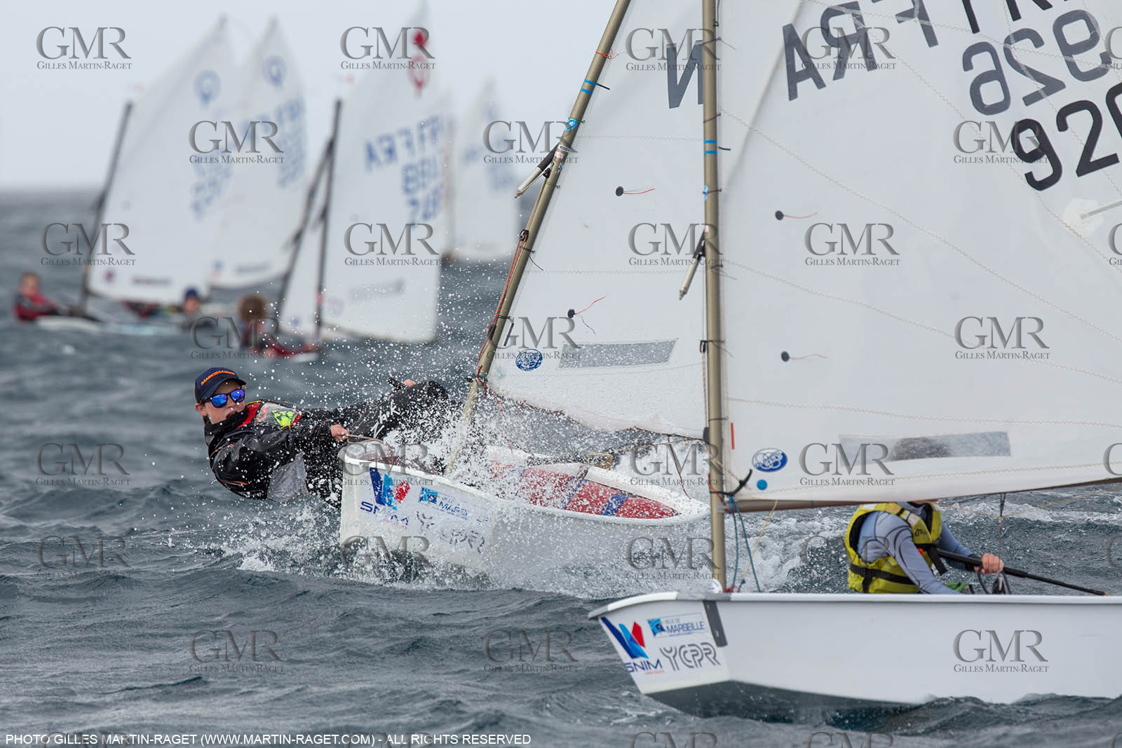 15 04 2016, Marseille (FRA,13), SNIM Dériveurs, Coupe Internationale de Printemps Optimist, Final Day