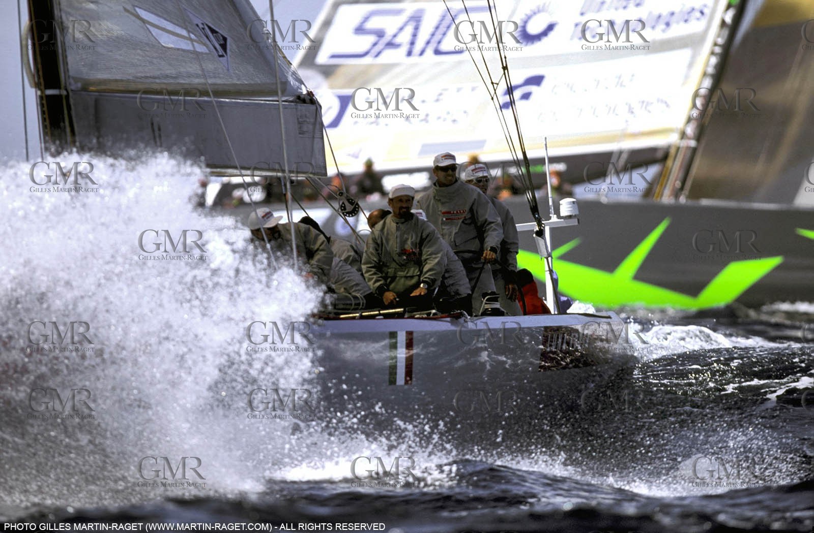 Finale Louis Vuitton Cup America One Vs Luna Rossa,  Luna Rossa,  America's Cup, Auckland 2000