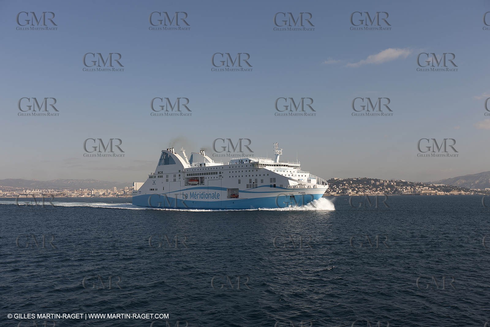 14 01 2012 - Marseille (FRA,13) - La Meridionale shipping company - the Piana off Marseille and the Calanques
