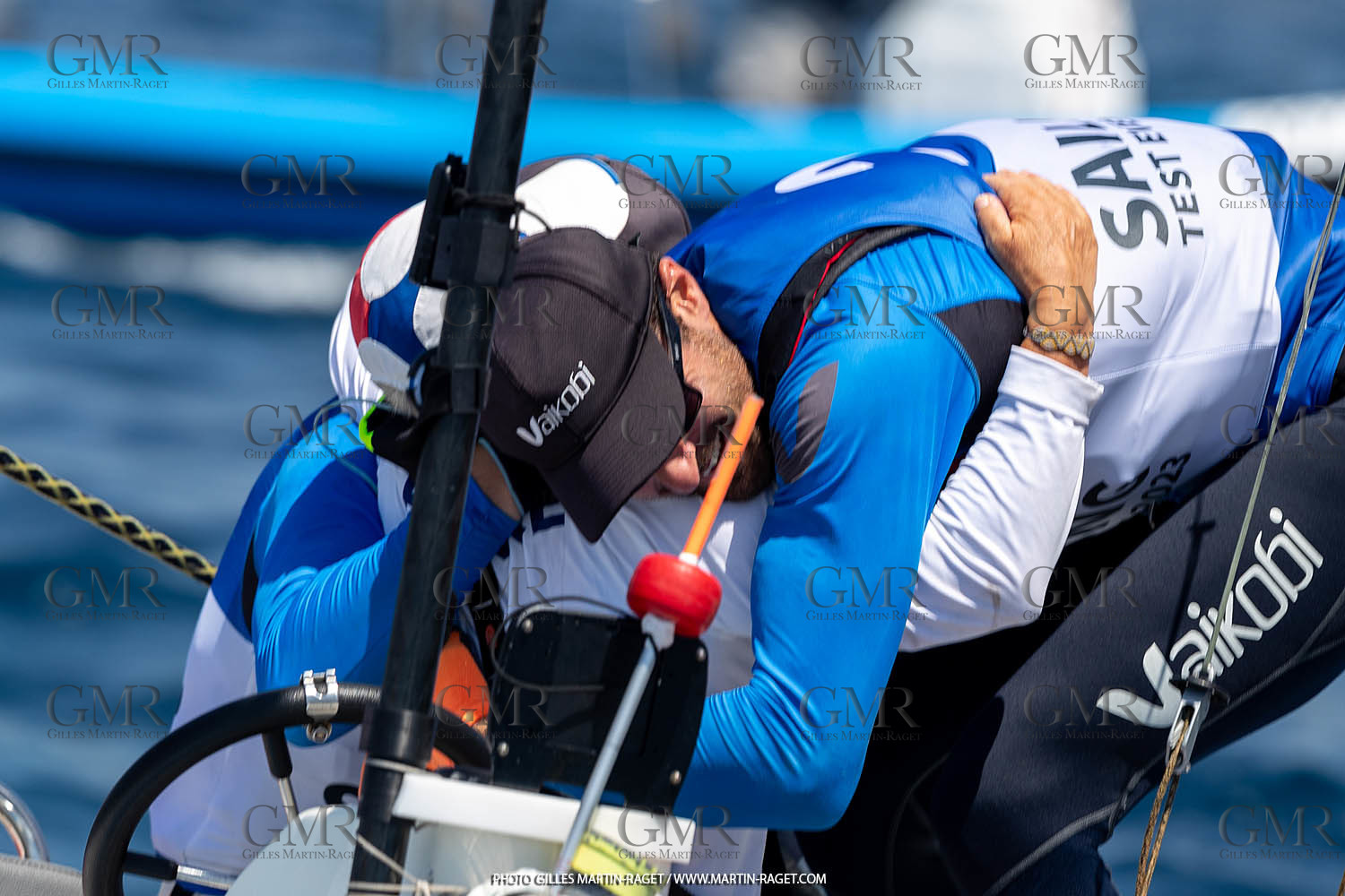 16 07 2023, Marseille, (FRA), Paris 2024 Olympic Games 2024 Sailing Test Event, Day 8, Medal race 49er Men
