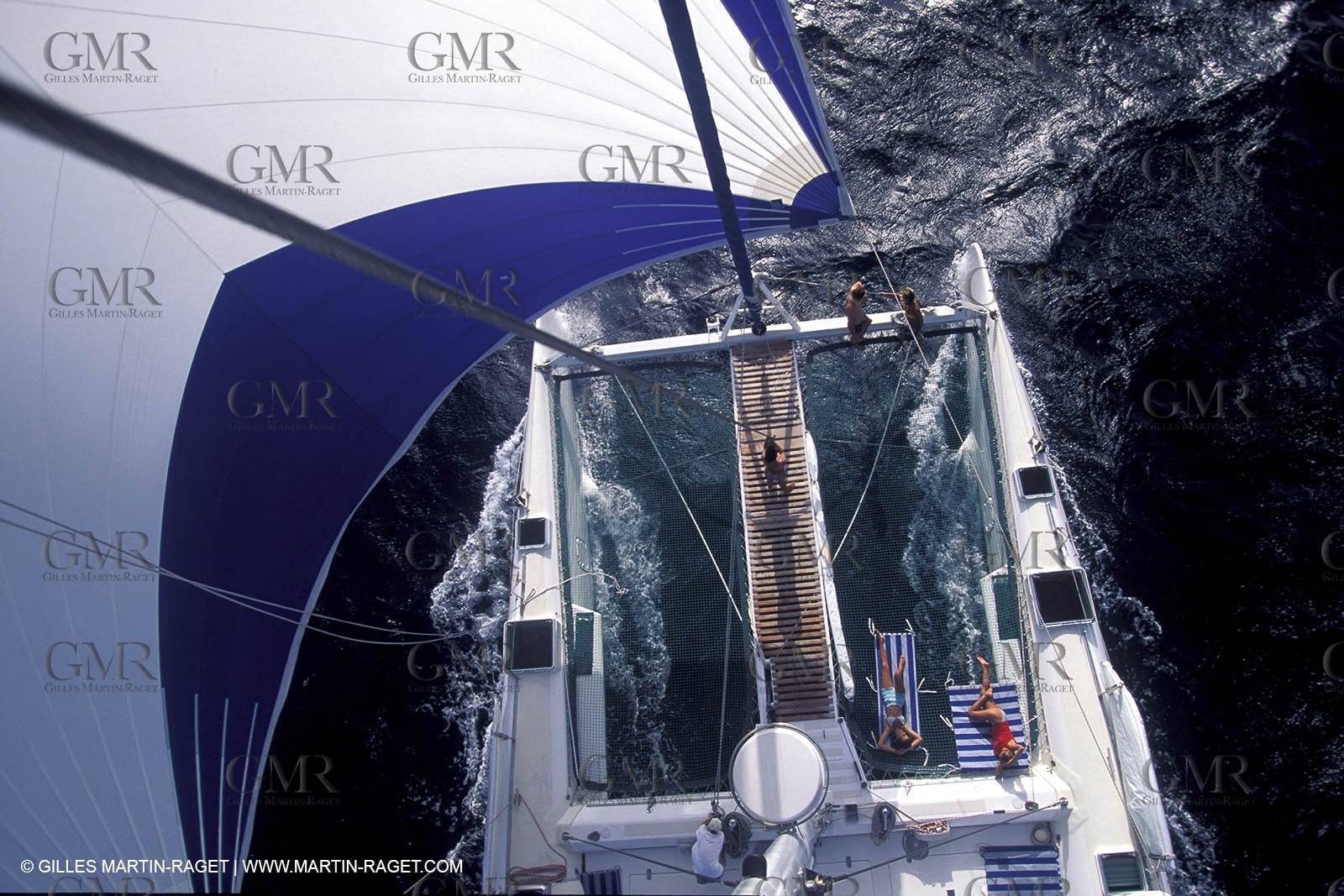 Cruising multihull sailing