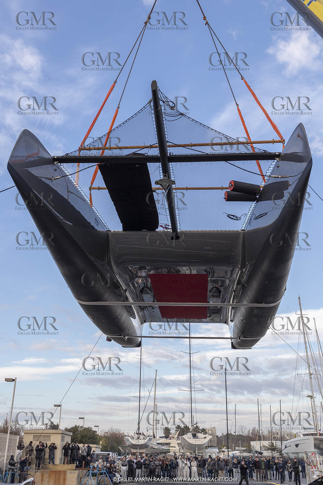 17 01 2018, La Grande Motte (FRA), Gunboat 68  1 launch